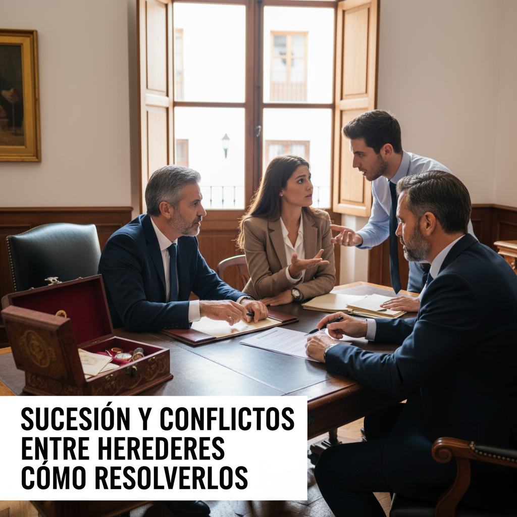 Sucesión y conflictos entre herederos: cómo resolverlos